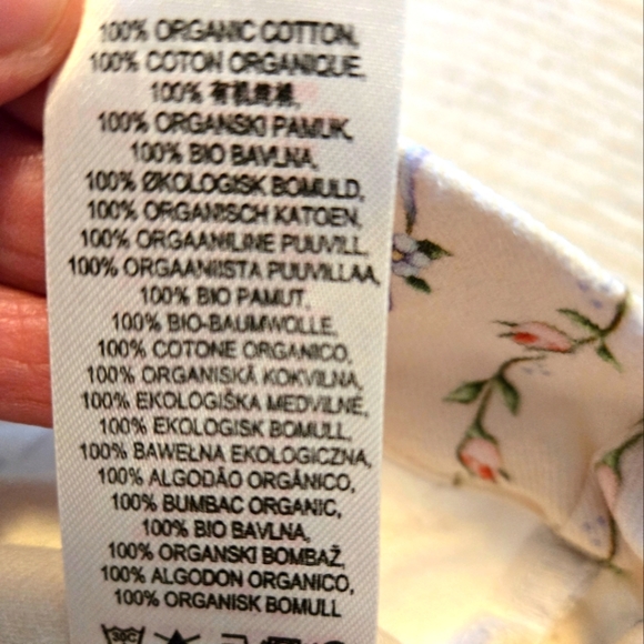 DAMSON MADDER FREE PEOPLE GOODNATURE ECRU FLORAL DENIM JACKET. SIZE 14. - Picture 11 of 11